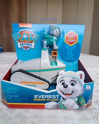 Paw Patrol Everest Spazzaneve Veicolo e Personaggi