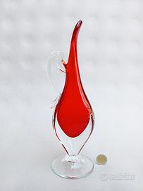 Vaso vetro sommerso Pagnin & Bon anni 60