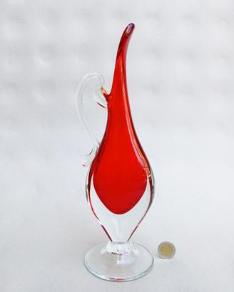 Vaso vetro sommerso Pagnin & Bon anni 60