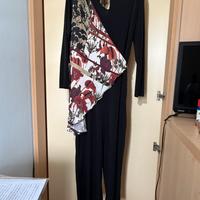 Tuta con pannello fantasia