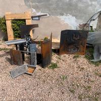 Parti metalliche    del CAMINO