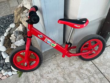 Bici senza pedali Boppi da bambino rossa