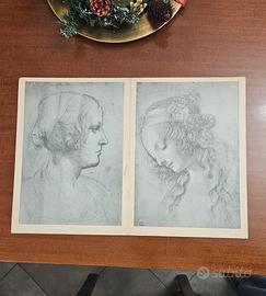 Antiche Stampe Leonardo Da Vinci 
