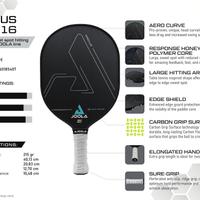 Pickleball - JOOLA Radius + 2 Grip White Ridge