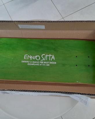 Tavola skate da collezio,dipinta a mano da E.Sitta