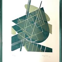 Silvano bozzolini xilografia in cornice