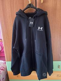 Under Armour Icon Fleece Full Zip Hoodie Nera XL