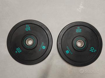 Coppia Dischi bumper 10 kg diametro interno 50 mm