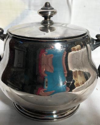 Zuccheriera in ottone argentato "broggi"