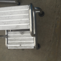 Sgabello scaletta Facal Rigolo in alluminio