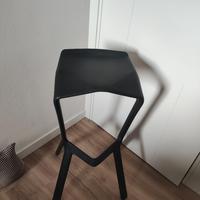 SGABELLO MIURA NERO antracite