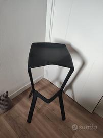 SGABELLO MIURA NERO antracite