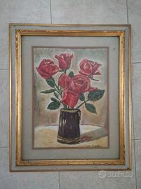 quadro con rose "le quattro metamorfosi" 