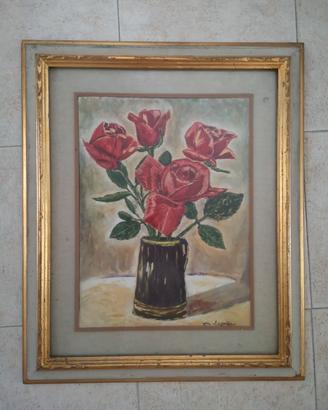 quadro con rose "le quattro metamorfosi" 