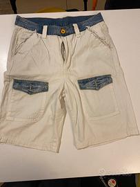 Pantaloncini bianco e jeans