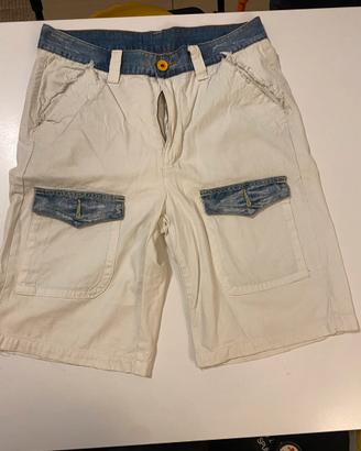 Pantaloncini bianco e jeans