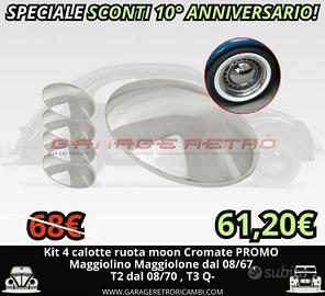 VW MAGGIOLINO MAGGIOLONE T2 T3 KIT CALOTTE MOON