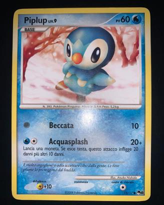Piplup Lv.9 illus. Atsuko Nishida (POP8 15/17) ITA
