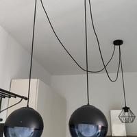 Lampadario moderno con 3 punti luce
