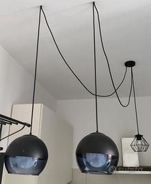 Lampadario moderno con 3 punti luce