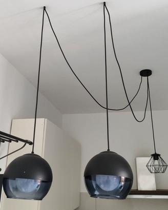 Lampadario moderno con 3 punti luce