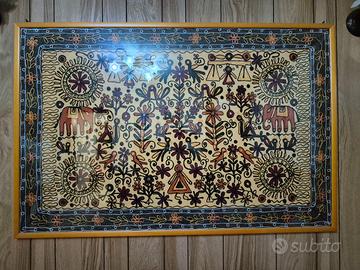 Grande quadro etnico indiano 130x90