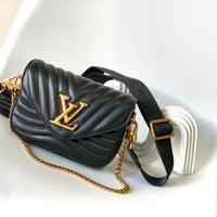 Borsa a tracolla LOUIS VUITTON New Wave, nera