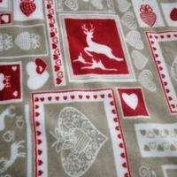 Plaid Coperta Natalizia in Ciniglia e Sherpa