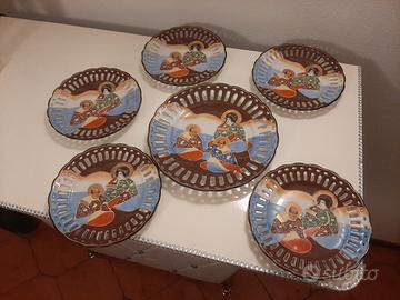 Set piatti vintage giapponesi Made in Japan
