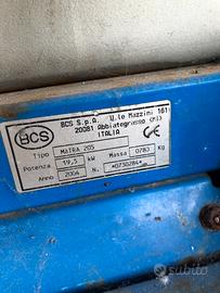 Trattorino bcs matra