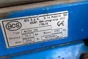 Trattorino bcs matra