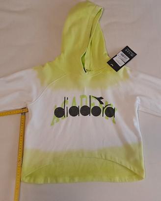 Felpa Diadora x.bambina 10 anni