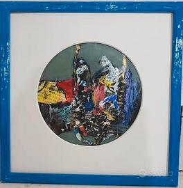 Quadro originale "Dante" Tiziana Acomanni -