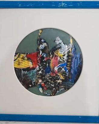 Quadro originale "Dante" Tiziana Acomanni -