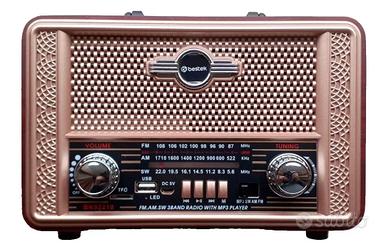 Radio Vintage Bestek Bluetooth AM/FM/SW MP3