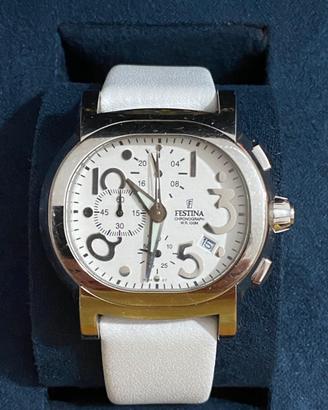Orologio Festina, chrono, cassa in acciaio