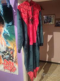 Tuta pigiama spiderman nuova