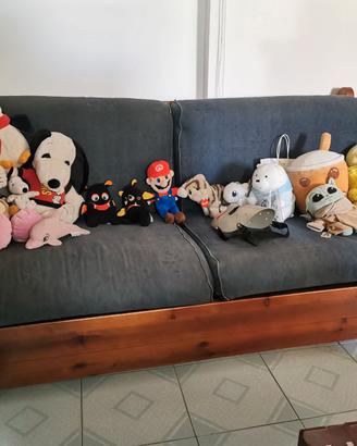 Divano letto legno e ferro battuto