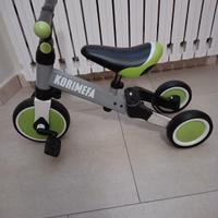 bici bimbo triciclo senza pedali