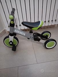 bici bimbo triciclo senza pedali