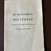 Il discorso del Fuhrer