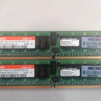Memoria Ram 2x512mb hynix PC2 3200R