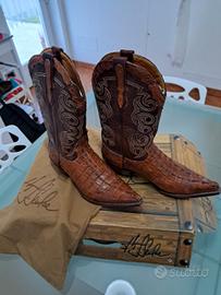 Stivali SENDRA Caiman Tail Cognac