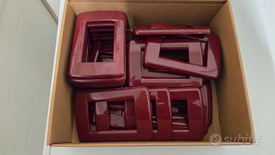 Placche Vimar idea rondó rosso rubino lucido