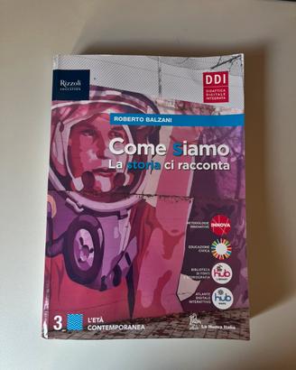 Libro storia: come siamo la storia ci racconta 3