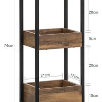 Scaffale Bagno Salvaspazio - Stile Industrial