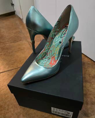 Décolleté Elisabetta Franchi acquamarina