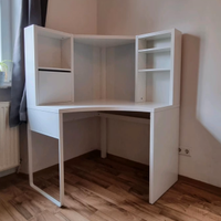 Scrivania IKEA MICKE Mobile angolare 100x142 Smont