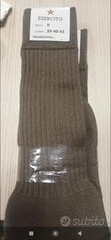 calze lana verdi esercito 