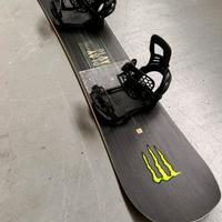 Snowboard Nidecker Play 159 + attacchi Kaon X